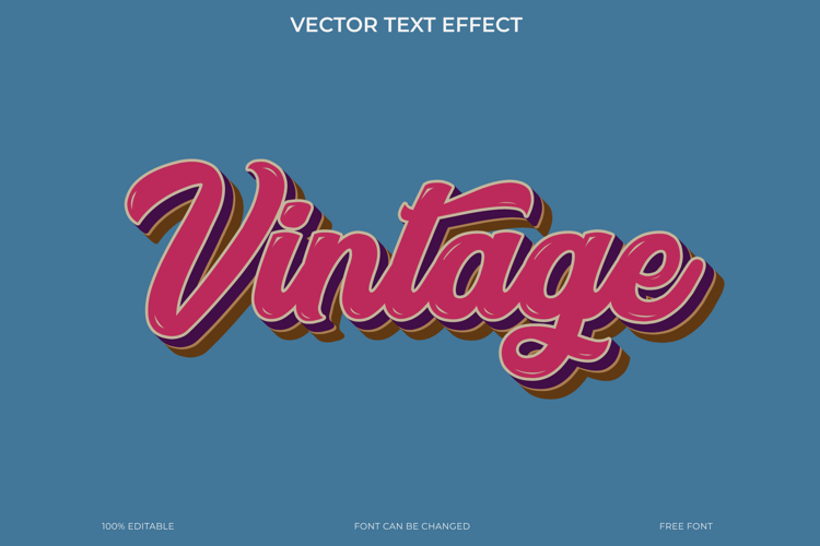 Vintage Typography Image 6