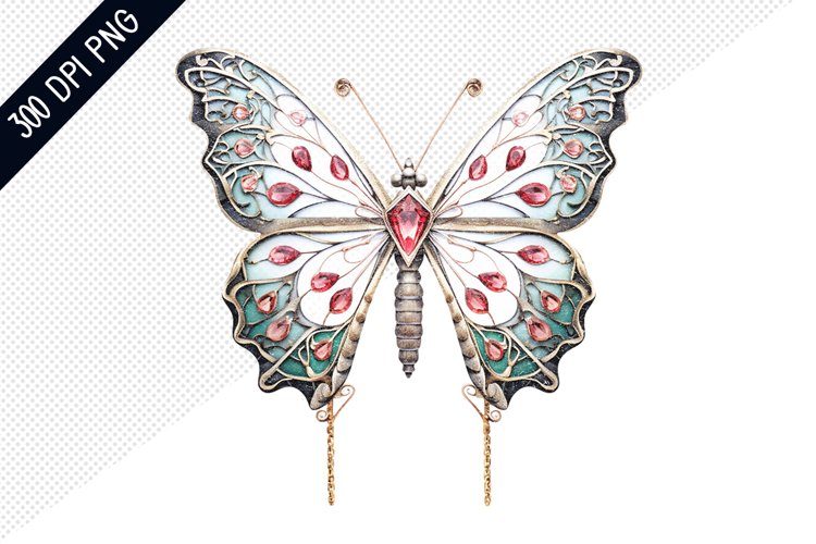 Bejeweled Butterfly Sublimation - Butterfly Sublimation example image 1