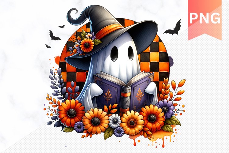 Halloween Ghost Sublimation - Halloween Clipart PNG Design