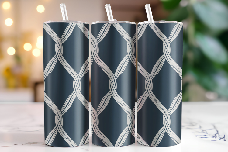 Lattice Pattern Tumbler Wrap | Sublimation | Tumblers
