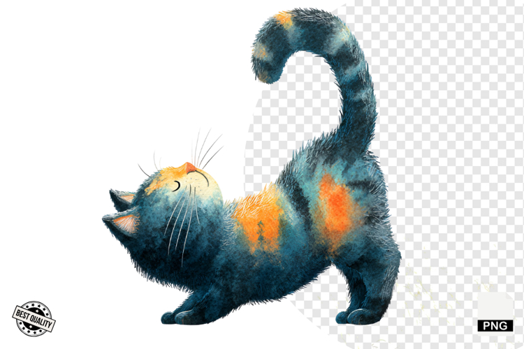 Black Cat Clipart Image 23