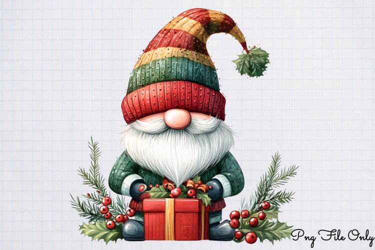 Christmas Gnome Clipart Image 3