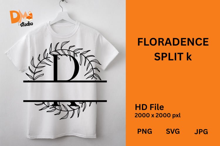 Floral Monogram Letter Svg Image 20