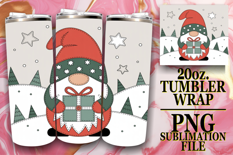 Christmas Tumbler Wrap Image 10