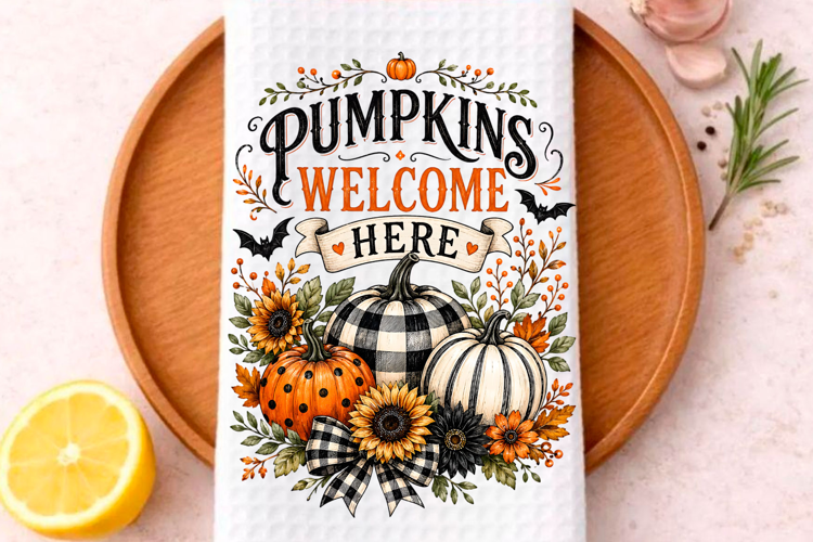 Halloween Kitchen Towel PNG, Funny Halloween PNG,
