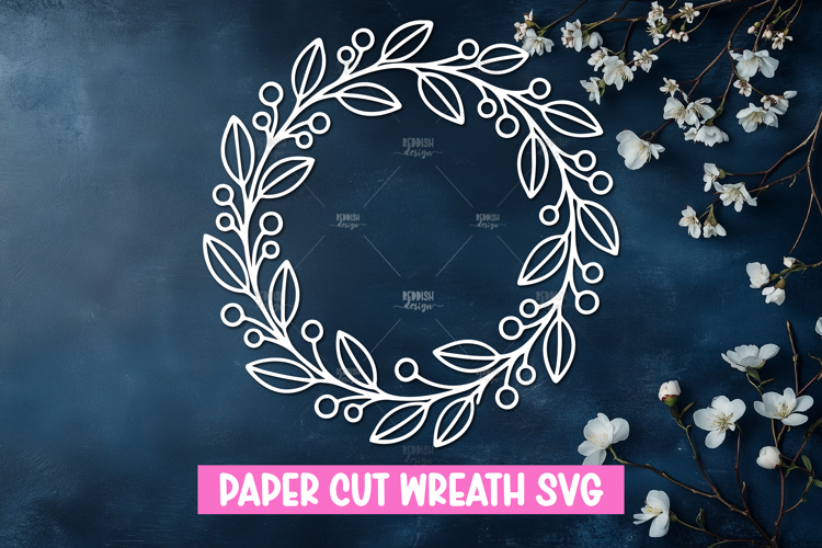 Floral Wreath Svg Image 24