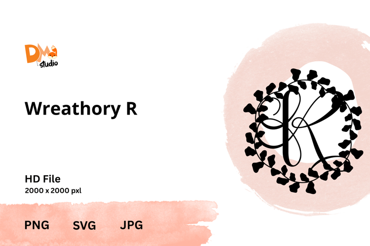 Wreath Monogram SVGs Image 7