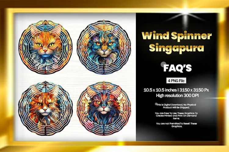 Singapura Wind Spinner Sublimation - 04 Variation