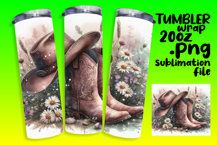 Special Edition 20oz Tumbler Wrap , Western