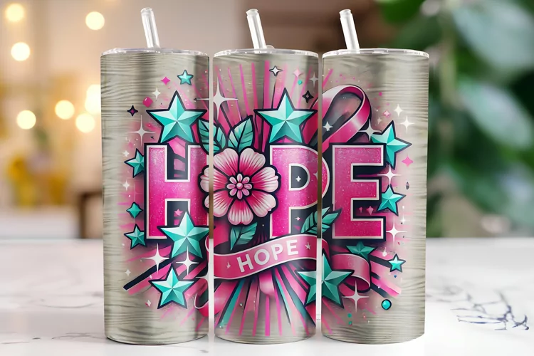 Hope Tumbler Wrap | Sublimation | Tumblers