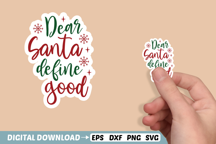 Christmas Stickers SVG Image 8