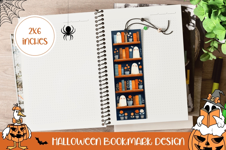 Printable Halloween Bookmark Image 6