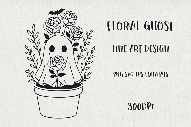 Floral Outline Svg Image 22
