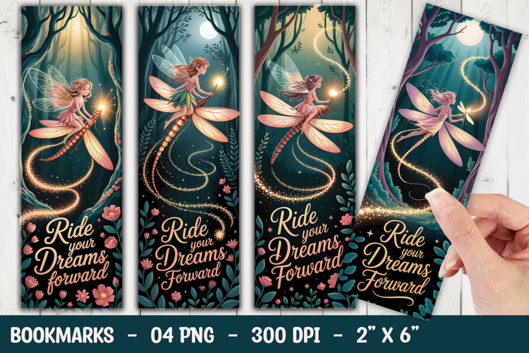 Fairy Wings Bookmark Sublimation