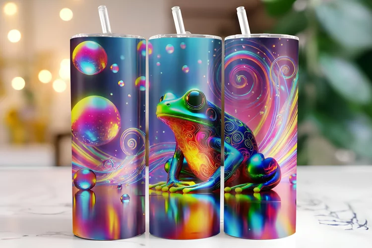 Frog Tumbler Wrap | Sublimation | Tumblers