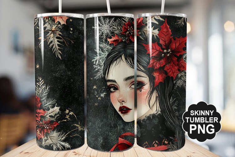 Gothic Christmas Tumbler | Christmas Tumbler Wrap