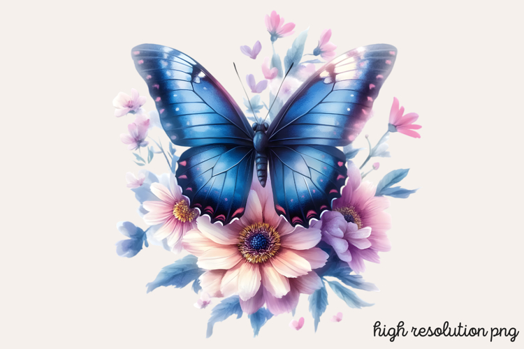 Watercolor Flowers Svg Image 5