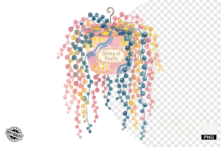 Charm Summer Houseplant Clipart example image 1