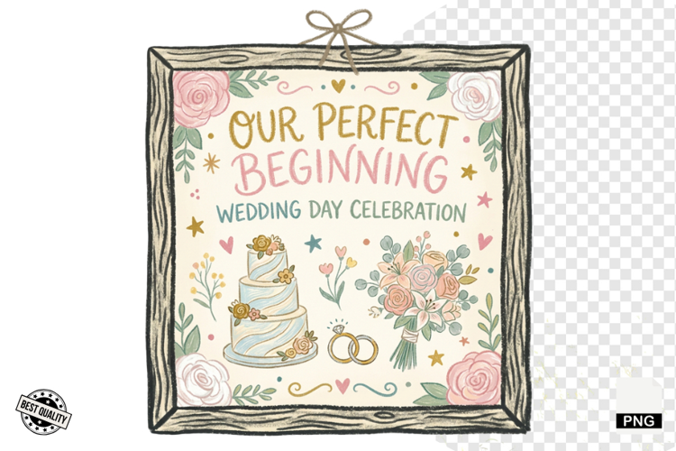 Wedding Day Sign PNG