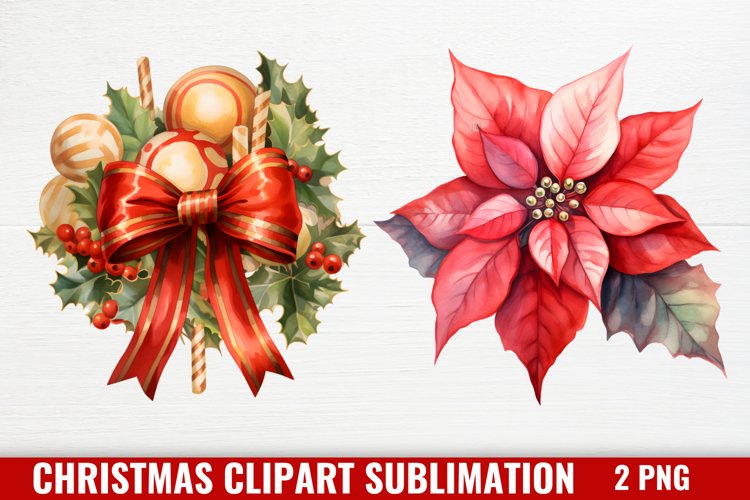 Christmas Watercolor Clipart Image 8
