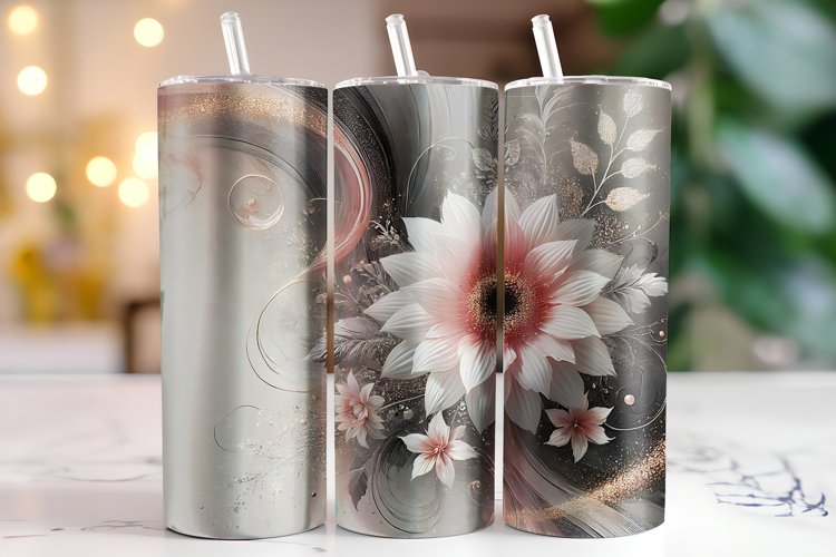 Flowers Tumbler Wrap | Sublimation | Tumblers