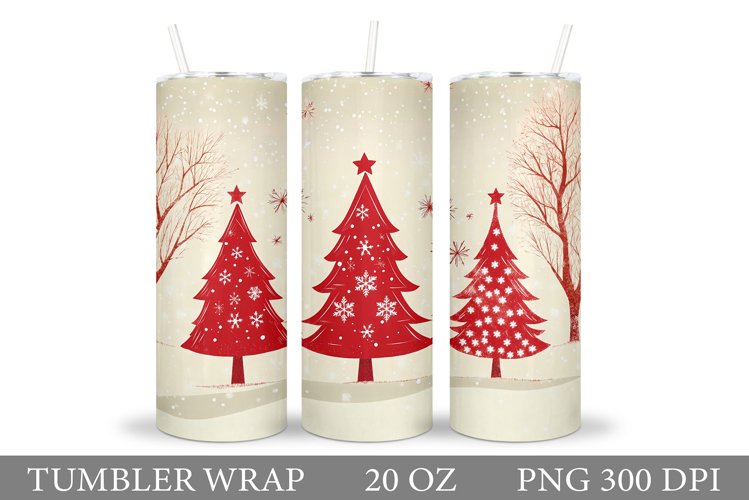 Christmas Tree Tumbler Design. Christmas Tree Sublimation