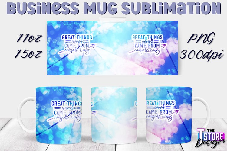 Business Mug Quotes Sublimation | 11 Oz 15 Oz Mug Design v.2 example image 1