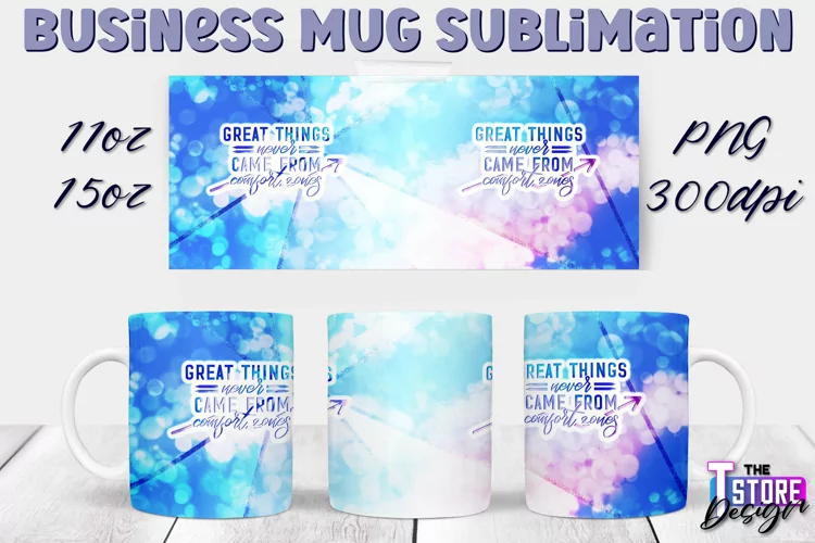 Business Mug Quotes Sublimation | 11 Oz 15 Oz Mug Design v.2