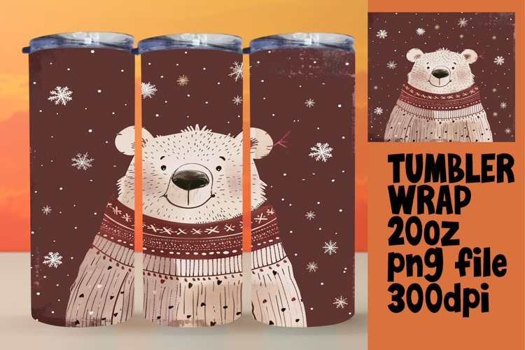 Christmas Tumbler Wrap Image 2