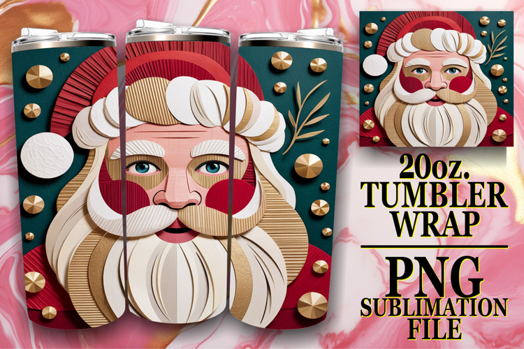 Christmas Tumbler Wrap