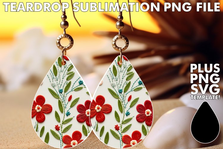 Flower Delight: Teardrop Jewelry