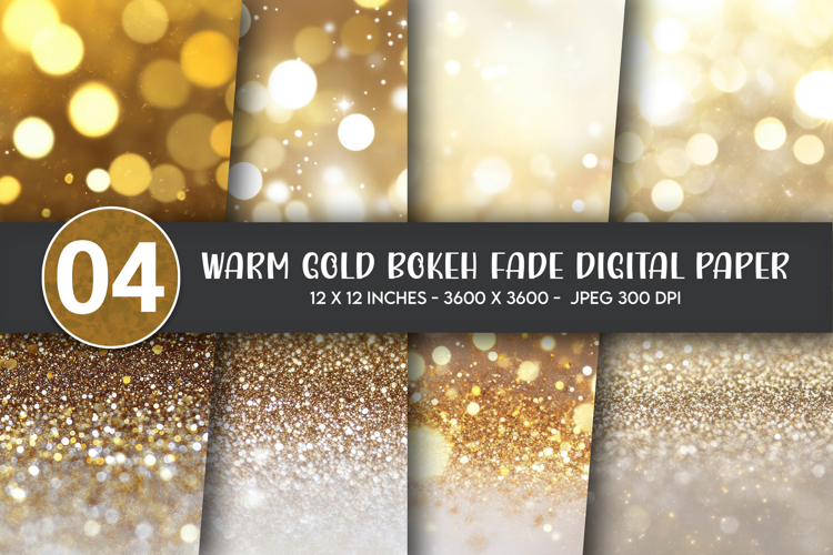 Yellow Glitter Background Image 12
