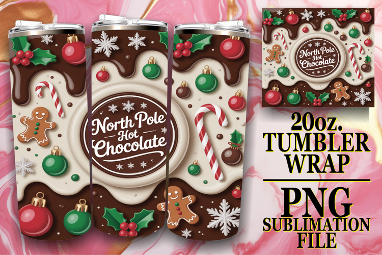 Christmas Tumbler Wrap Image 9