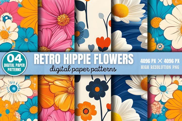 70s Hippie Background Image 11