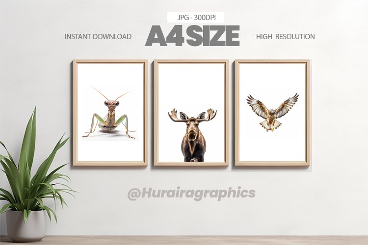 Animal Wall Art - 03 Variations example image 1