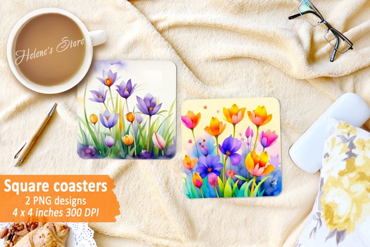 Watercolor Flowers Png Image 5