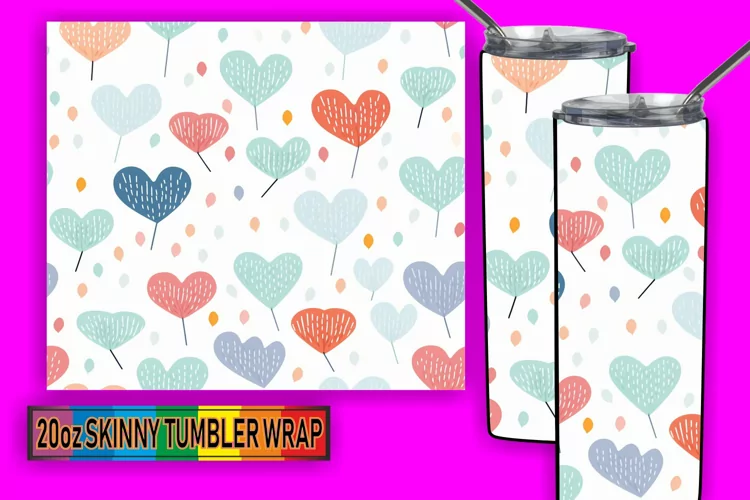 Vivid Heartfelt Moments: Watercolor Tumbler Magic