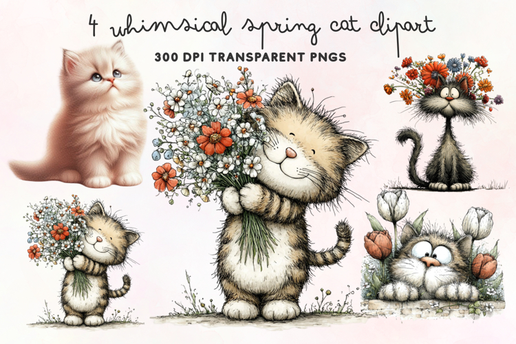 Cute Cat Clipart  Image 2