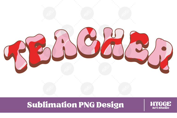 teacher Png Retro school kids Sublimation