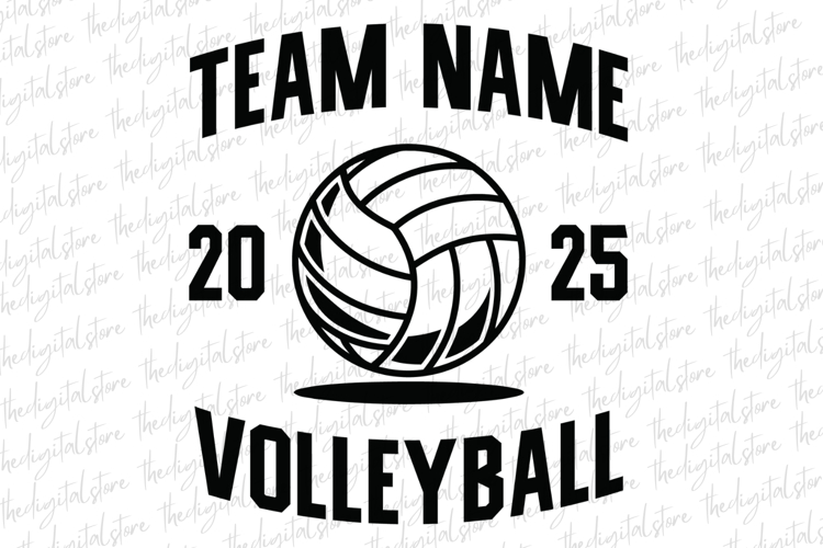 Volleyball Silhouette Image 11