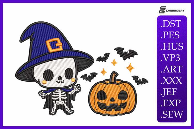 Pumpkin Embroidery Image 18