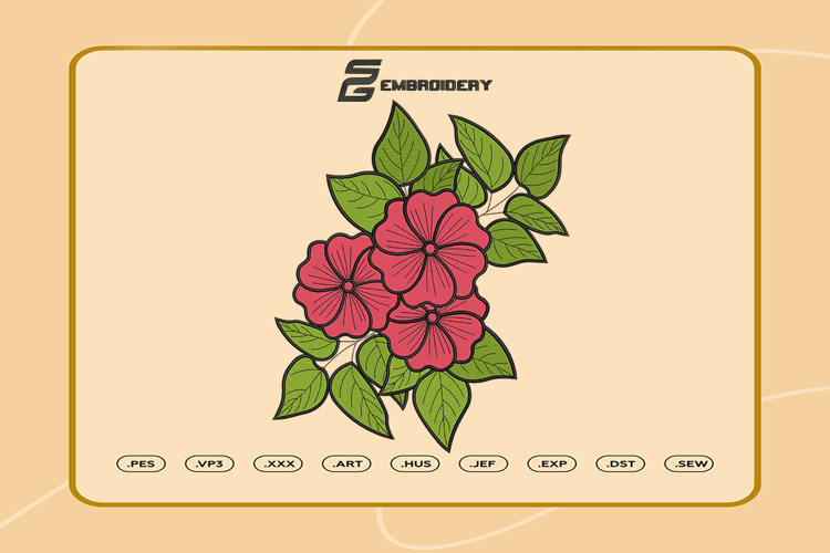 Floral Harmony Stitch Embroidery Designs For Machine
