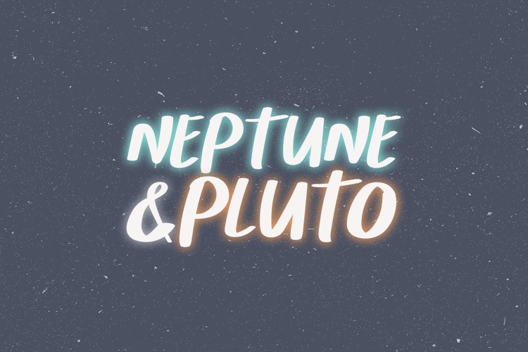 Neptune & Pluto - A Charming Handwritten Font example image 1