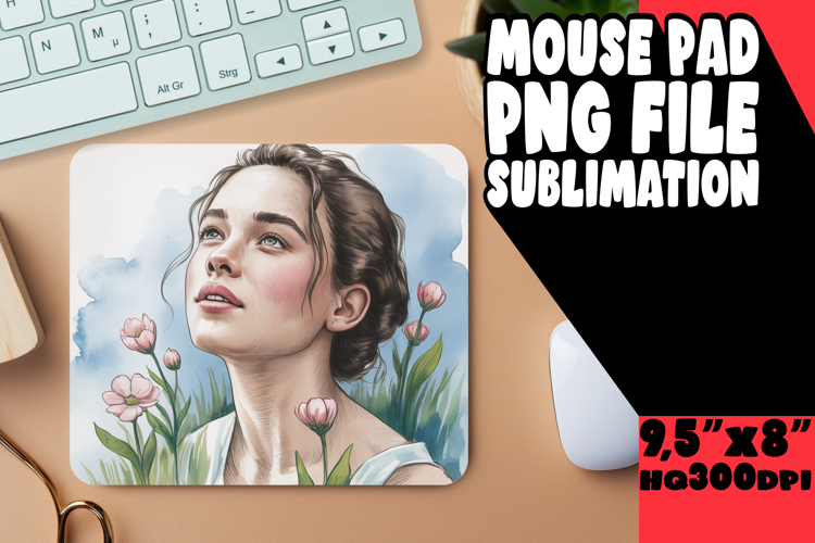 RADIANT MOUSE MAT PNG INSPIRATION, Beauty Woman