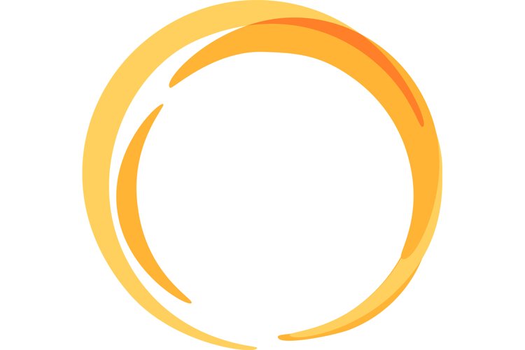 Yellow Circle Colorful Round Logo Frame SVG PNG 3032525 