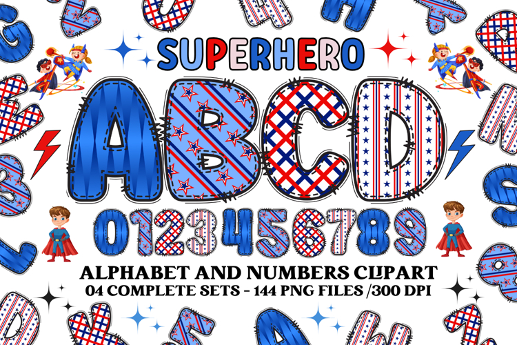 Superhero Alphabet Image 4