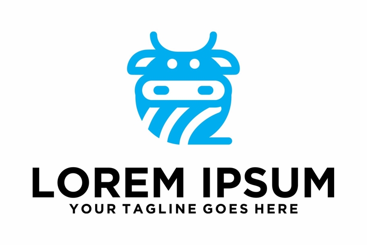 Wool Yarn and Cow logo