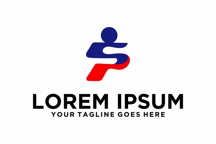 Letter SP Sport logo design