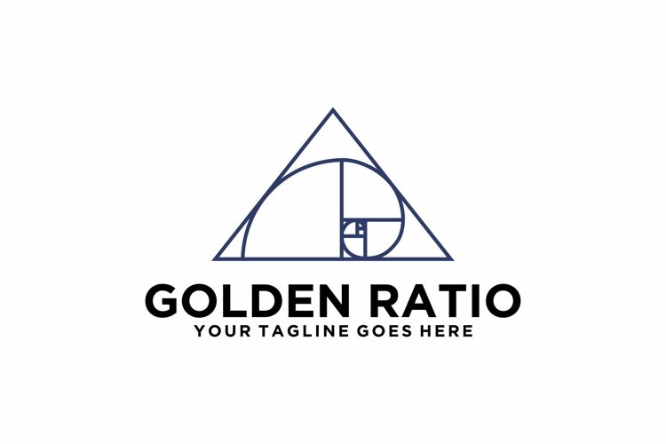 Golden Ratio triangle logo design example image 1
