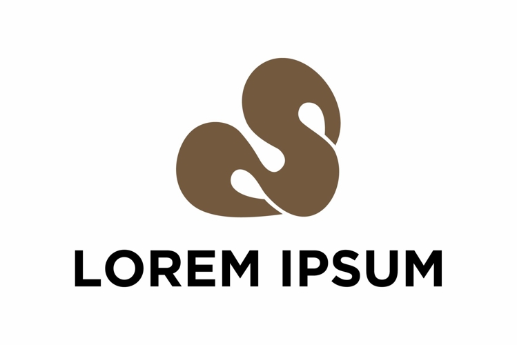 Letter S handmade logo concept